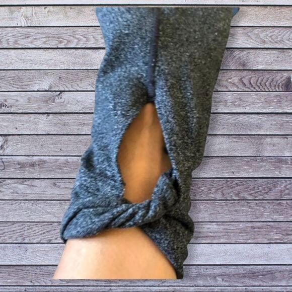 Victoria Sport Cropped Leggings Heather Grey‎ Medium - Picture 5 of 7